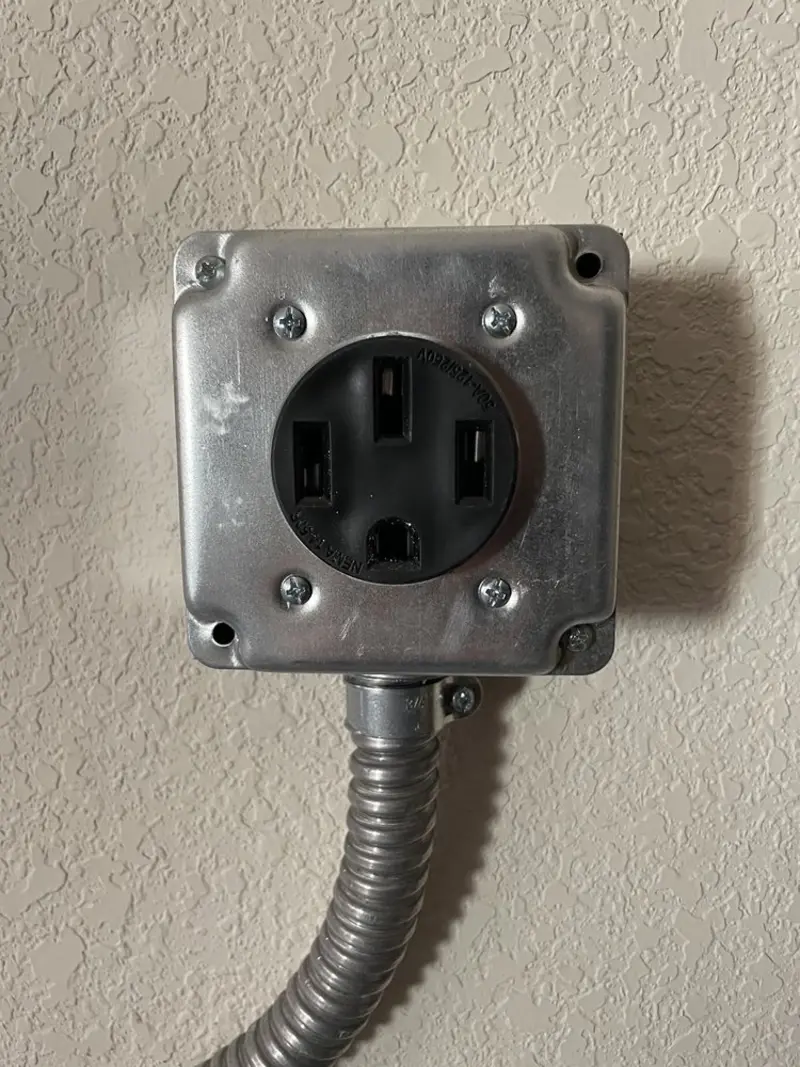 NEMA 14-50 outlet installed for Electrical Panel Upgrade in Sherwood